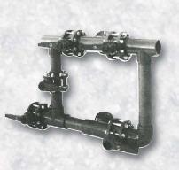 5-ti ventilová baterie pro 1 filtr – model BS -  o 160 mm