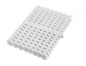 Přelivový roll rošt pro veřejné bazény - bílý - šířka 295 mm, výška 35mm