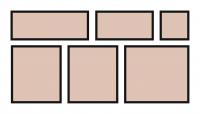 Dlažba Memphis - růžová - 6 kusů = 1 modul (0, 90 m2) x tl. 27 mm  Dlažba Memphis - růžová - 6 kusů = 1 modul (0, 90 m2) x tl. 27 mm 